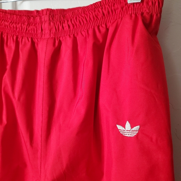 Adidas 80's Vintage Red 2PC Hooded Jacket & Joggers Tracksuit - Picture 12 of 16